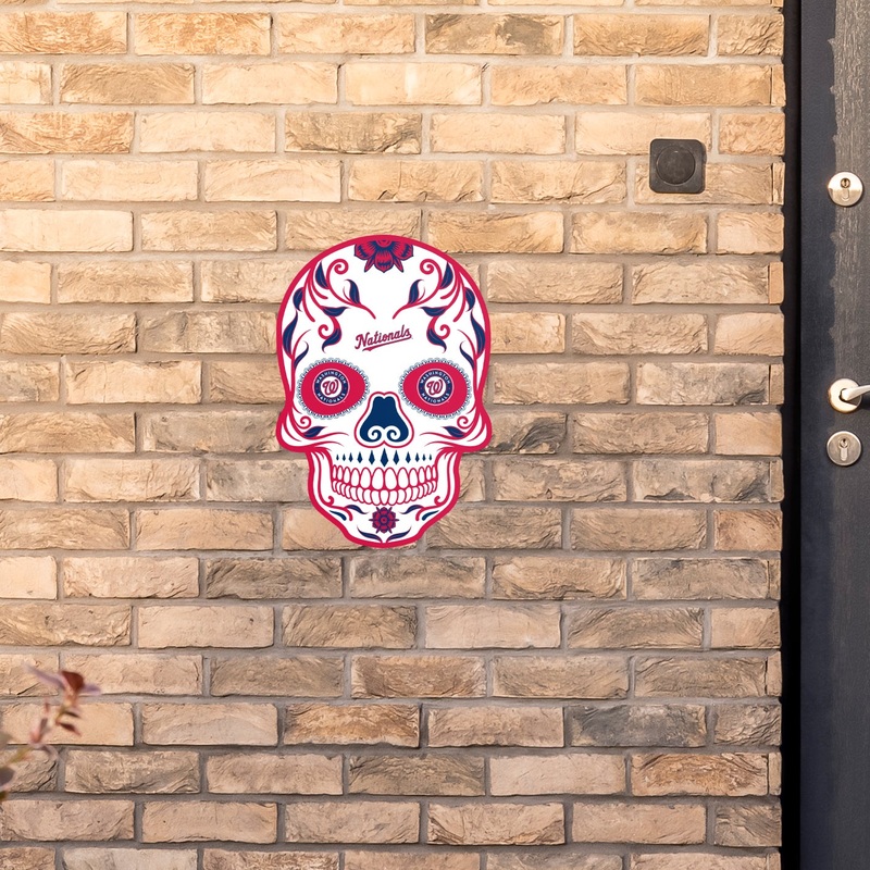 Washington Nationals – Sugar Skull Logo – Outdoor Wall Decals – Official MLB – Scratch Resistant Alumigraphics Smooth