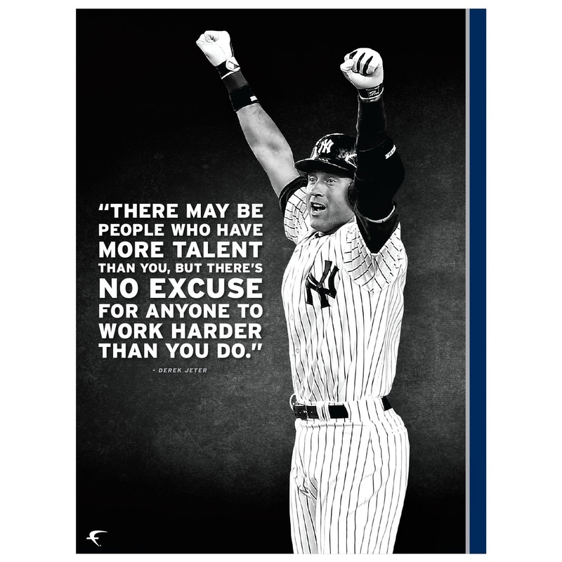 Derek Jeter – Inspirational – Peel & Stick Poster – Official MLB – New York Yankees – Reusable Vinyl Wall Decal #1