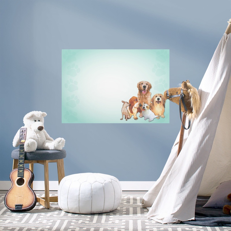 Doggies Whiteboard – Removable Dry Erase Vinyl Decal