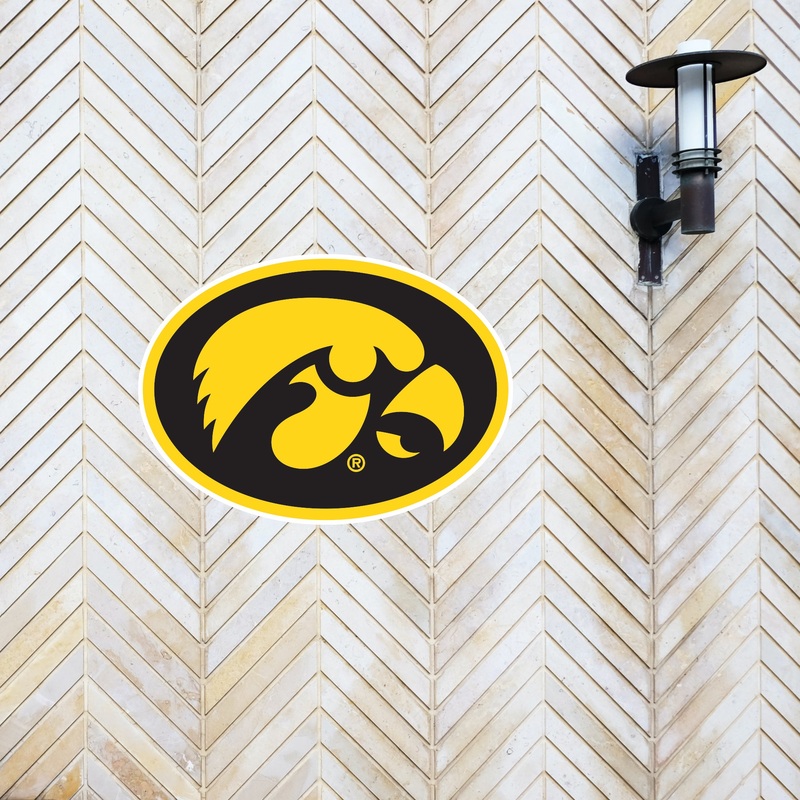Iowa Hawkeyes – Logo – Outdoor Wall Decals – Official NCAA – Scratch Resistant Alumigraphics Smooth