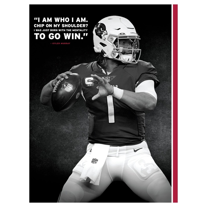 Kyler Murray – Inspirational – Peel & Stick Poster – Official NFL – Arizona Cardinals – Reusable Vinyl Wall Decal