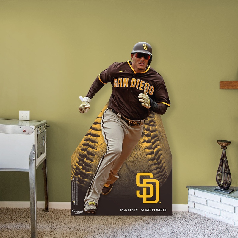 Manny Machado – Life-Size Stand Out – Official MLB – San Diego Padres – Foam Core Cutout