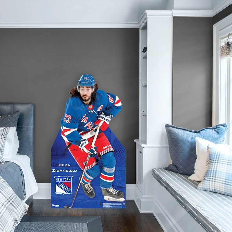 Mika Zibanejad – Life-Size Stand Out – Official NHL – New York Rangers – Foam Core Cutout