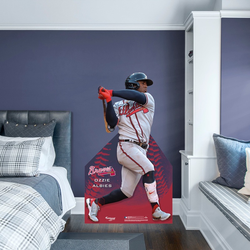 Ozzie Albies – Life-Size Stand Out – Official MLB – Atlanta Braves – Foam Core Cutout