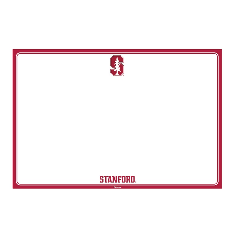Stanford Cardinal – Dry Erase Whiteboard – Official NCAA – Reusable Vinyl Wall Decal