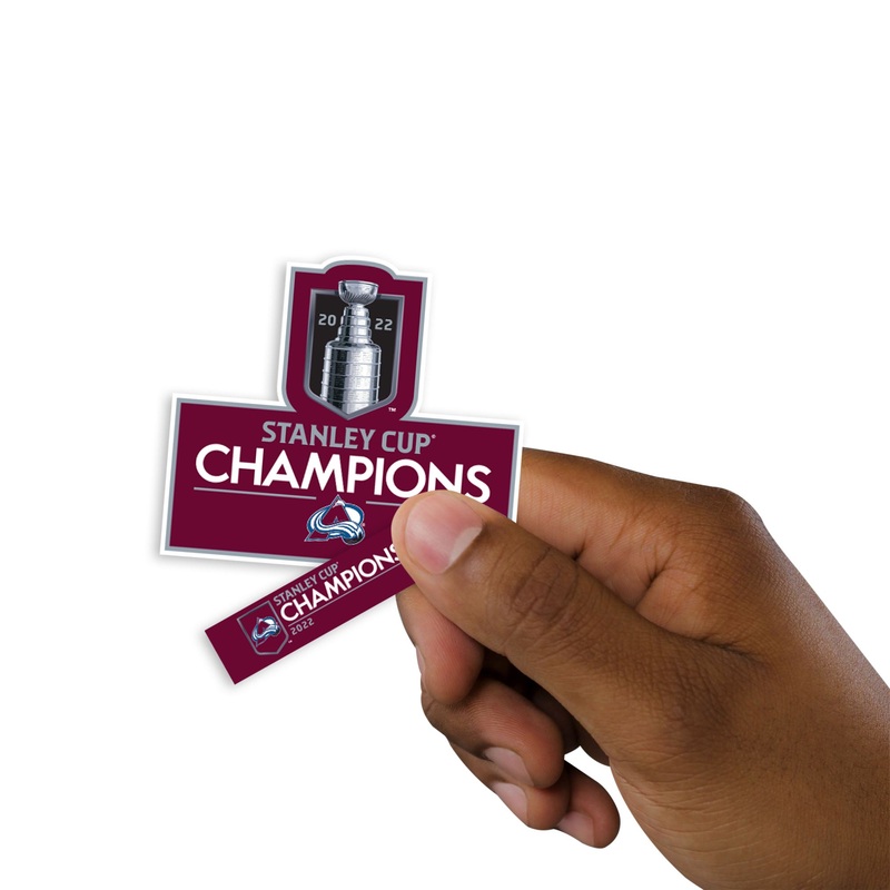 Colorado Avalanche – 5 Logo Minis (Mixed Sizes) – Official NHL – 2022 Stanley Cup Champions – Reusable Vinyl Decals