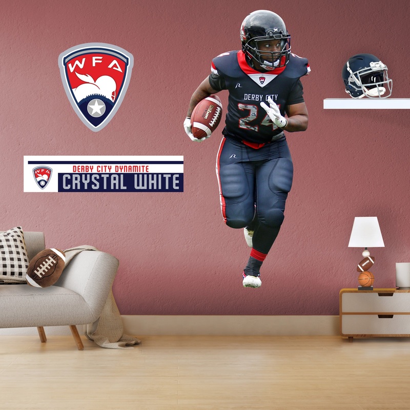 Derby City Dynamite: Crystal White – Officially Licensed WFA Removable Adhesive Decal
