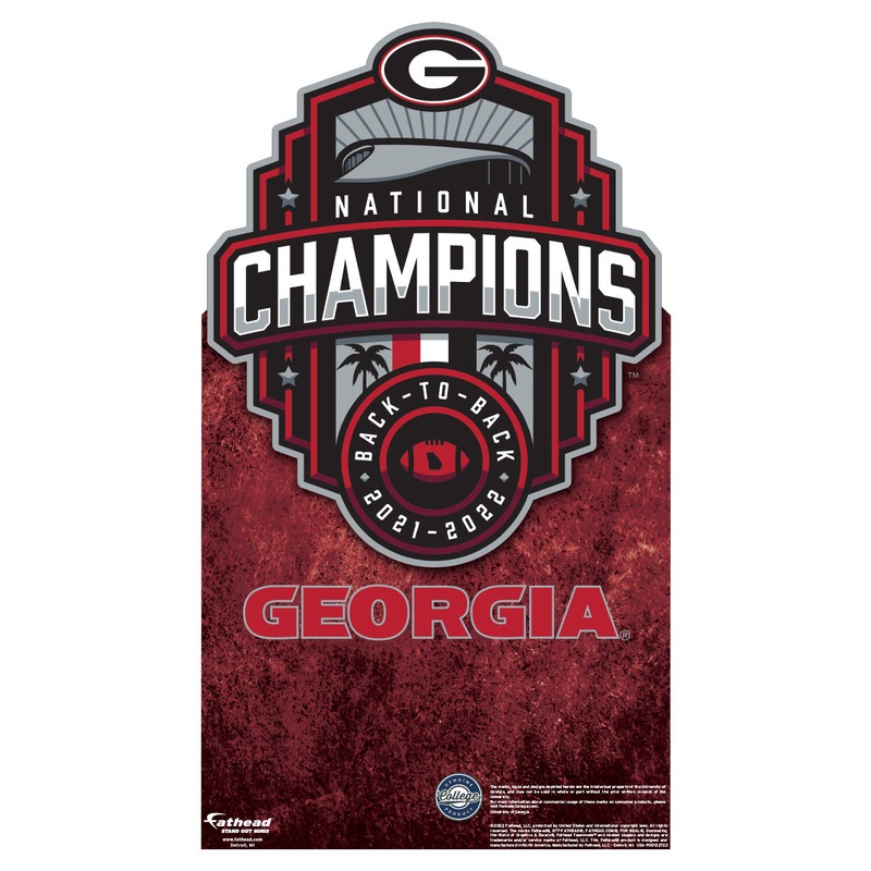Georgia Bulldogs 2022 Football Champions – Mini Stand Out – Official NCAA – Cardstock Cutout