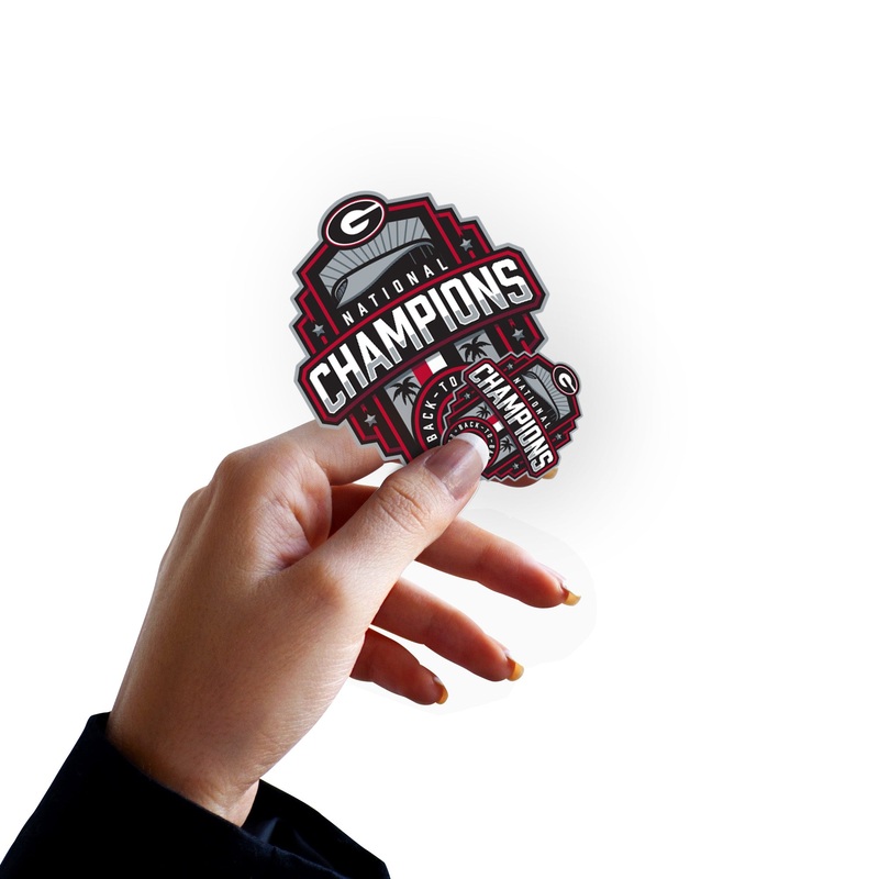 Georgia Bulldogs – RealBig 2022 Football Champions Logo Collection – Official NCAA – Reusable Vinyl Wall Decals #2