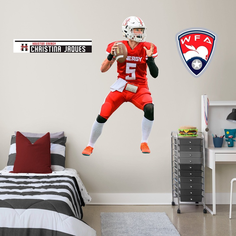 Houston Energy: Christina Jaques – Officially Licensed WFA Removable Adhesive Decal