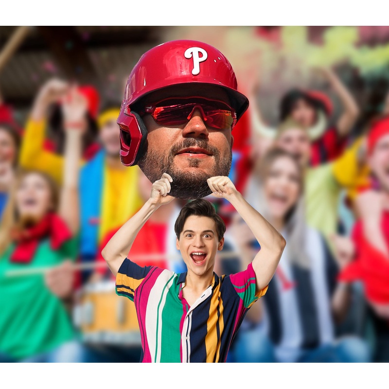 Kyle Schwarber – Big Head – Official MLB – Philadelphia Phillies – Foam Core Cutout