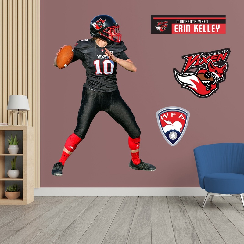 Minnesota Vixen: Erin Kelley – Officially Licensed WFA Removable Adhesive Decal