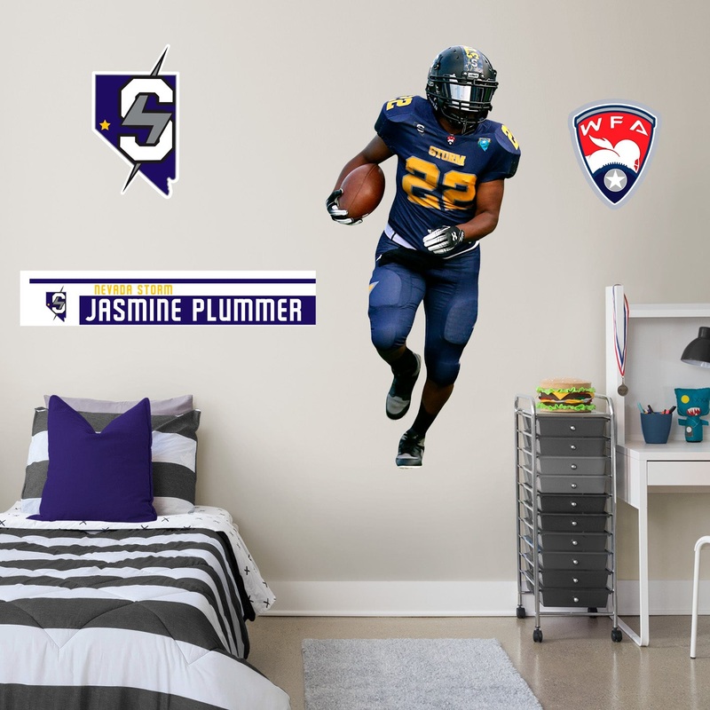 Nevada Storm: Jasmine Plummer – Officially Licensed WFA Removable Adhesive Decal