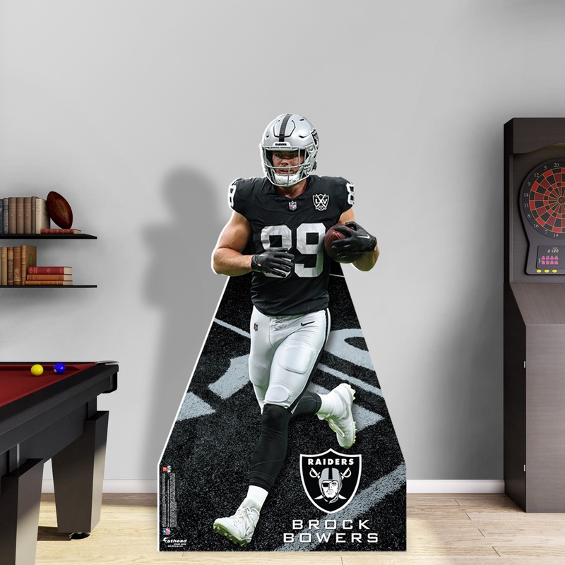 Brock Bowers – Life-Size Stand Out – Official NFL – Las Vegas Raiders – Foam Core Cutout