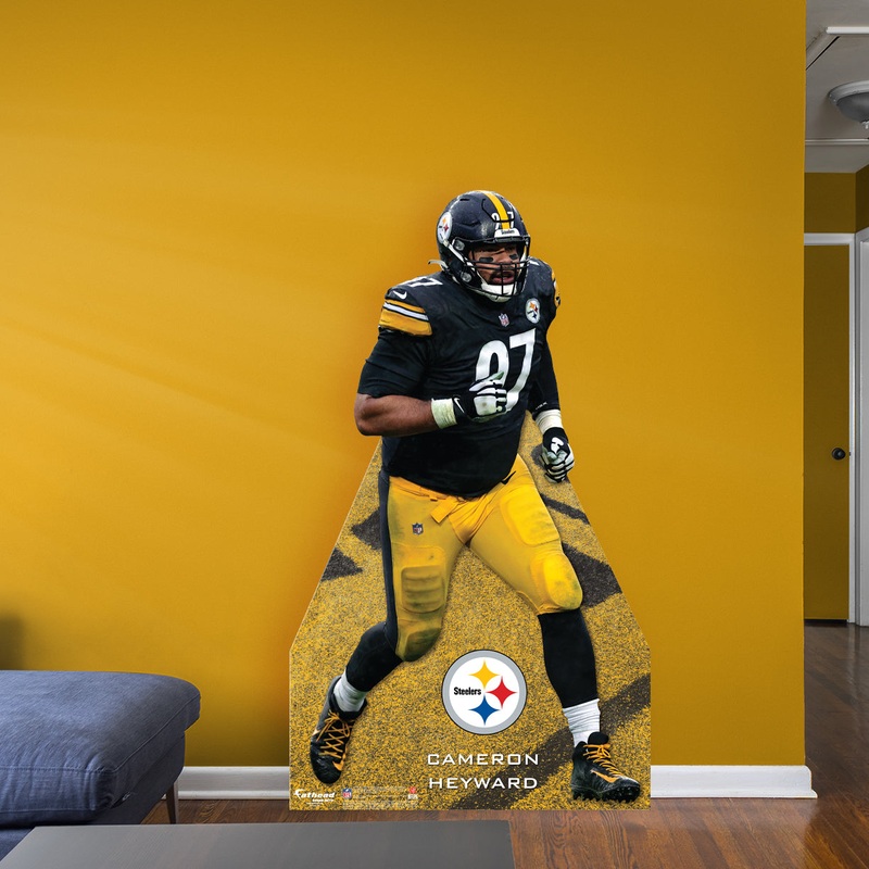 Cameron Heyward – Life-Size Stand Out – Official NFL – Pittsburgh Steelers – Foam Core Cutout
