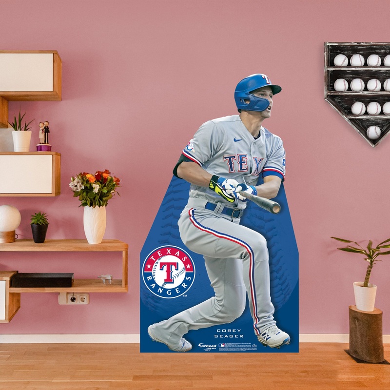 Corey Seager – Life-Size Stand Out – Official MLB – Texas Rangers – Foam Core Cutout