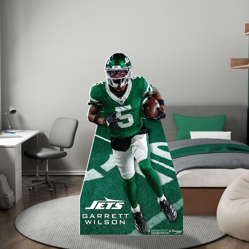 Garrett Wilson – Life-Size Stand Out – Official NFL – New York Jets – Foam Core Cutout