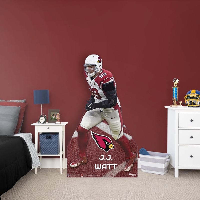 J.J. Watt – Life-Size Stand Out – Official NFL – Arizona Cardinals – Foam Core Cutout