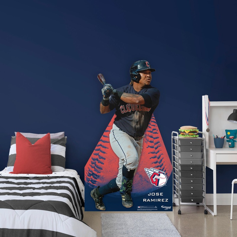 Jos Ramrez – Life-Size Stand Out – Official MLB – Cleveland Guardians – Foam Core Cutout