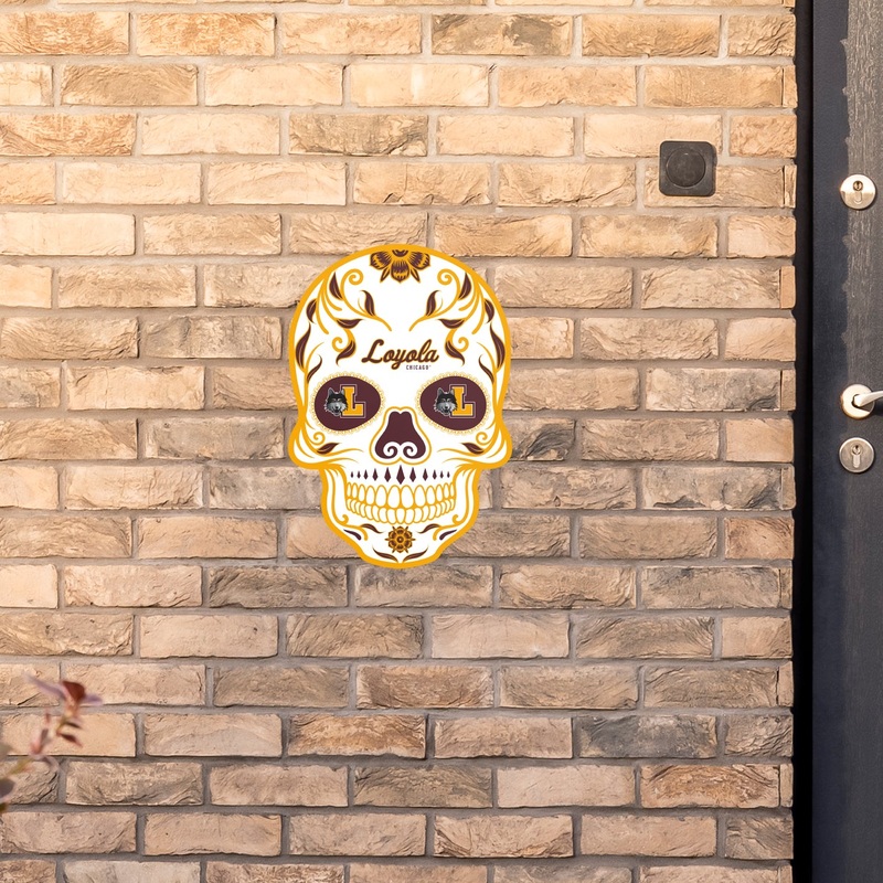 Loyola Chicago Ramblers – Skull – Outdoor Wall Decals – Official NCAA – Scratch Resistant Alumigraphics Smooth