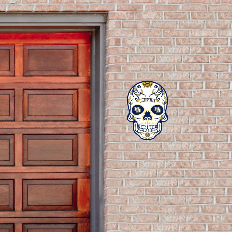 Marquette Golden Eagles – Skull – Outdoor Wall Decals – Official NCAA – Scratch Resistant Alumigraphics Smooth