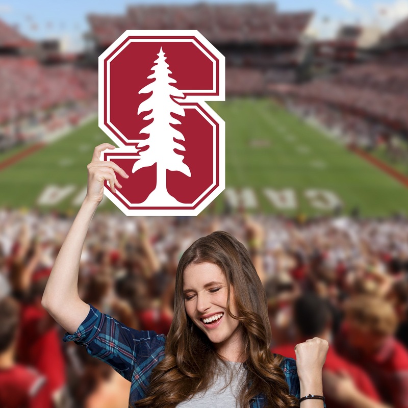 Stanford Cardinal Logo – Big Head – Official NCAA – Foam Core Cutout