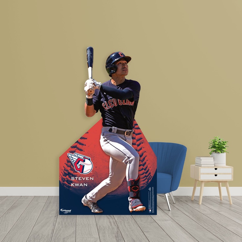 Steven Kwan – Life-Size Stand Out – Official MLB – Cleveland Guardians – Foam Core Cutout