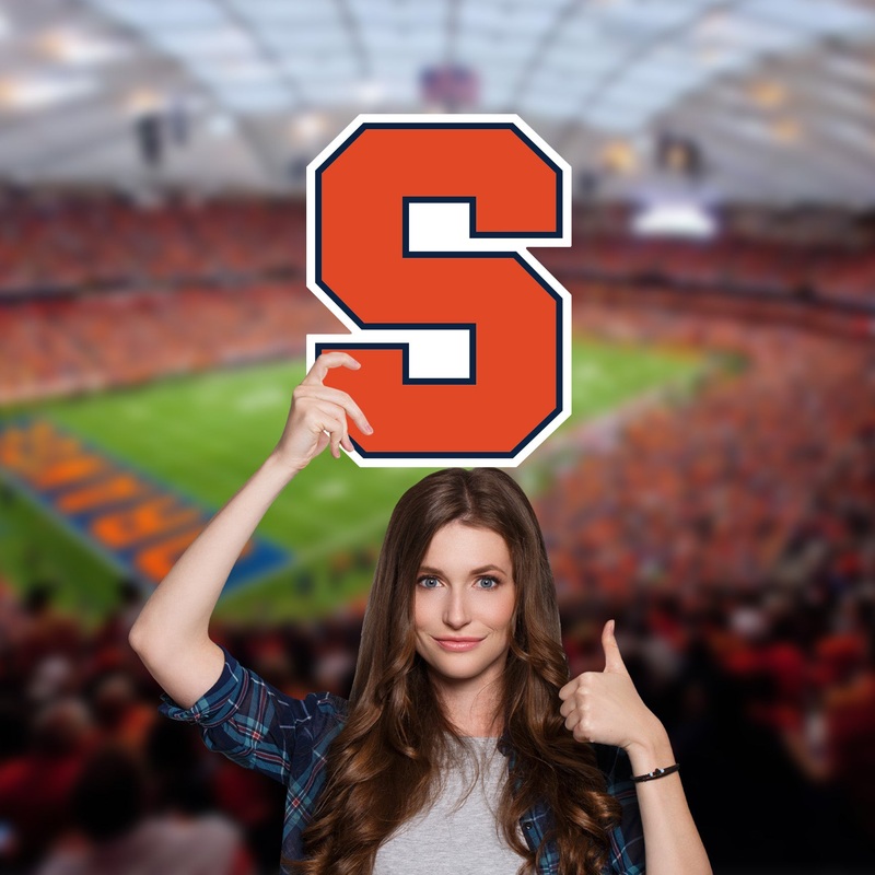 Syracuse Orange Logo – Big Head – Official NCAA – Foam Core Cutout