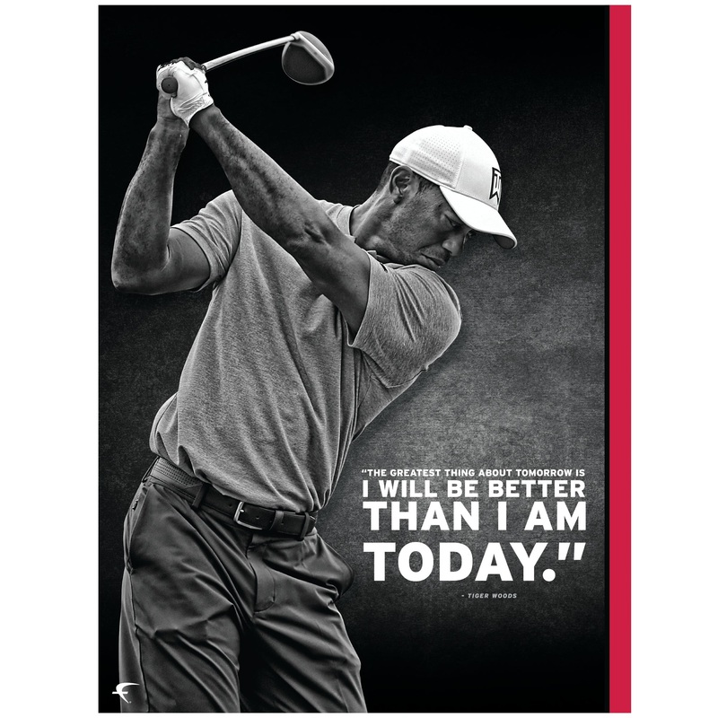 Tiger Woods – Inspirational – Peel & Stick Poster – Officially Licensed – Reusable Vinyl Wall Decal