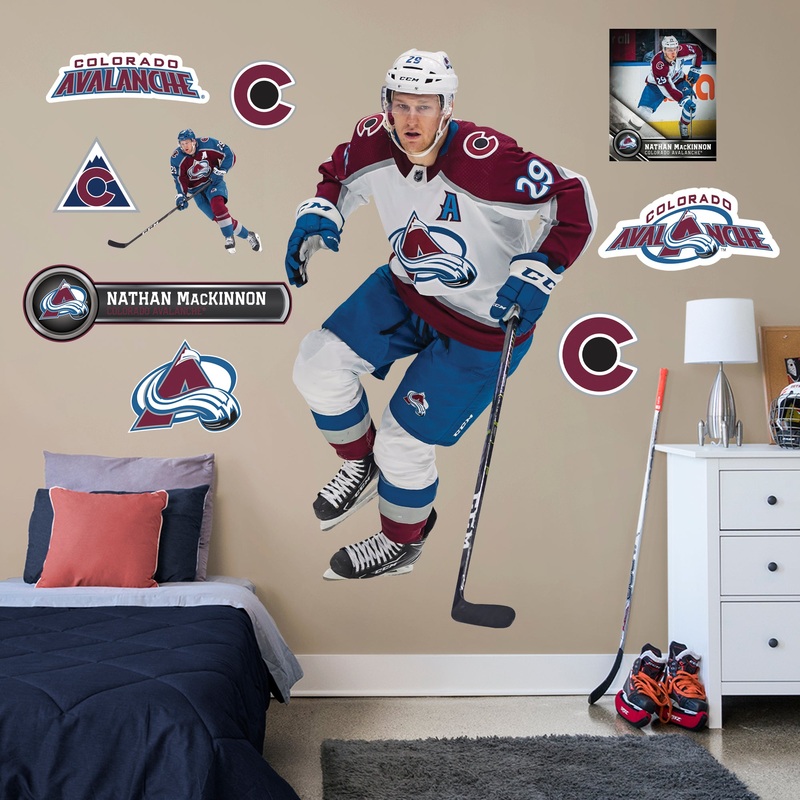 Nathan MacKinnon – RealBig Collection – Official NHL – Colorado Avalanche – Reusable Vinyl Wall Decals #2