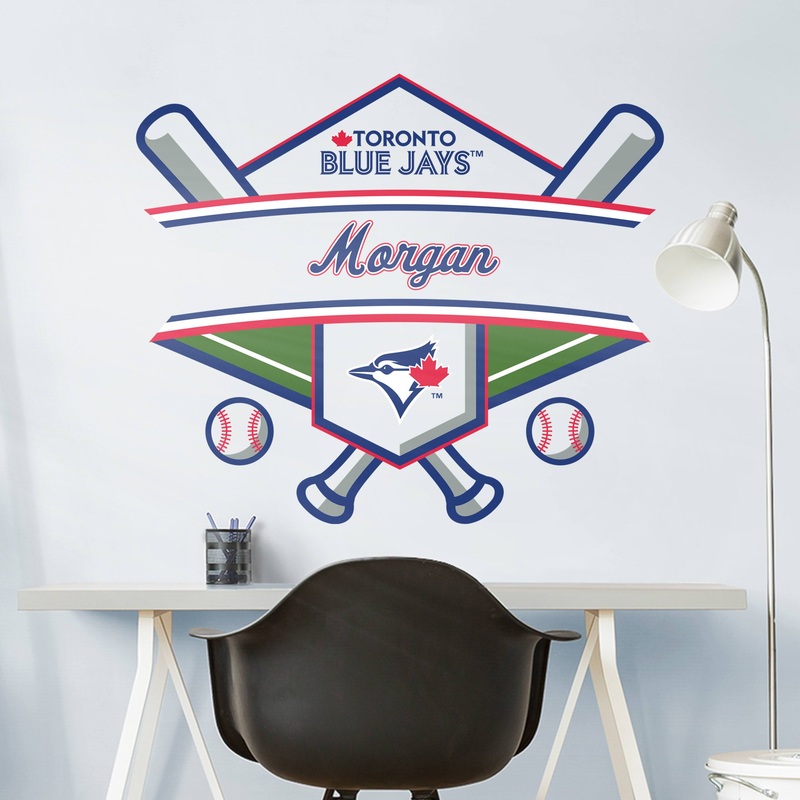 Toronto Blue Jays Logo – With Personalized Name – Official MLB – Vinyl Transfer Decal
