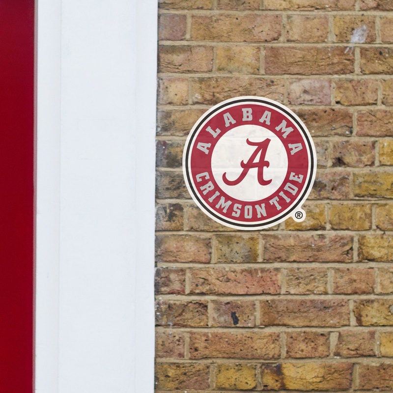 Alabama Crimson Tide – Logo – Outdoor Wall Decals – Official NCAA – Scratch Resistant Alumigraphics Smooth
