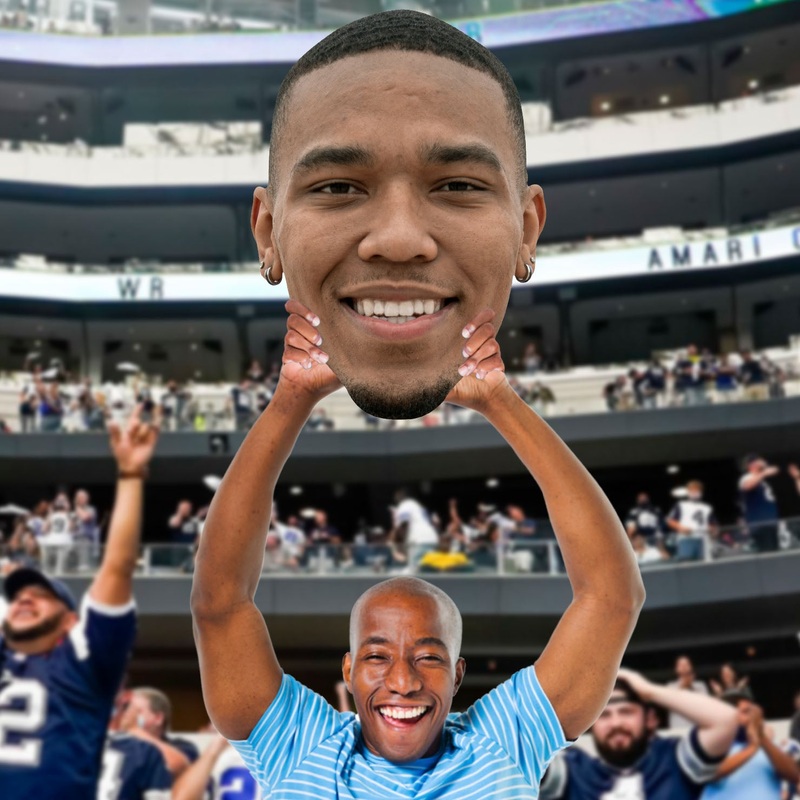 Amon-Ra St. Brown – Big Head – Official NFLPA – Detroit Lions – Foam Core Cutout