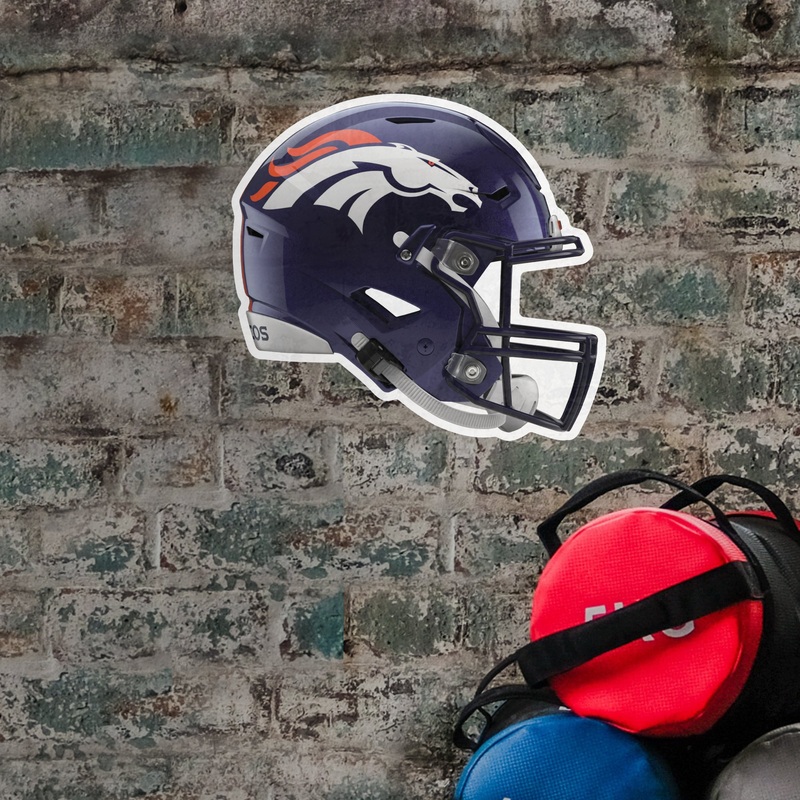 Denver Broncos – Helmet – Outdoor Wall Decals – Official NFL – Scratch Resistant Alumigraphics Smooth #2