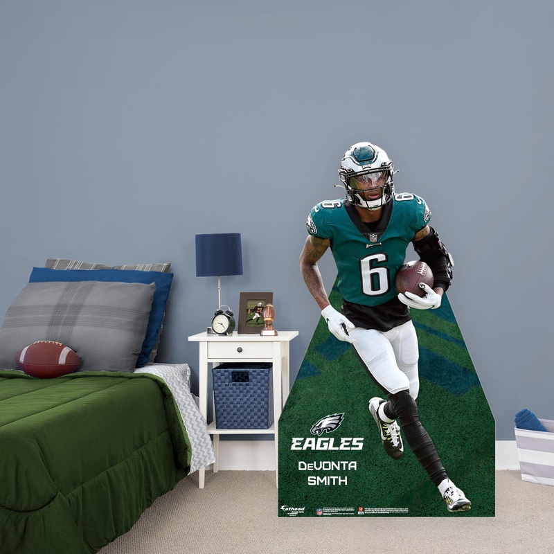 DeVonta Smith – Life-Size Stand Out – Official NFL – Philadelphia Eagles – Foam Core Cutout