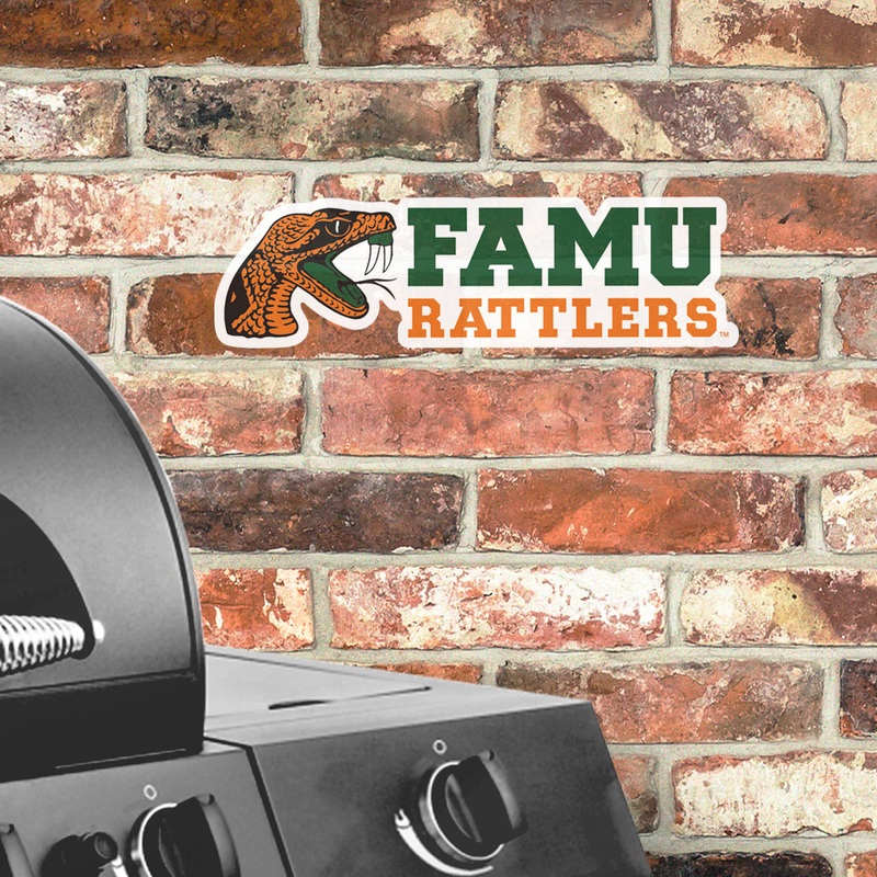 Florida A&M Rattlers – Logo – Outdoor Wall Decals – Official NCAA – Scratch Resistant Alumigraphics Smooth