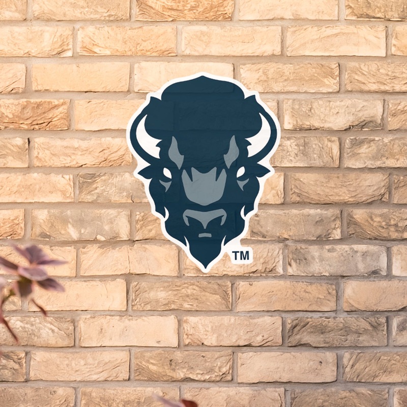 Howard Bison – Logo – Outdoor Wall Decals – Official NCAA – Scratch Resistant Alumigraphics Smooth