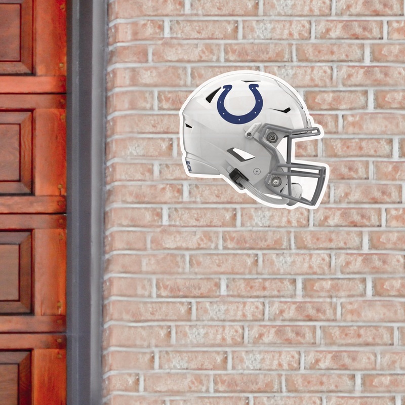 Indianapolis Colts – Helmet – Outdoor Wall Decal – Official NFL – Scratch Resistant Alumigraphics Smooth #2