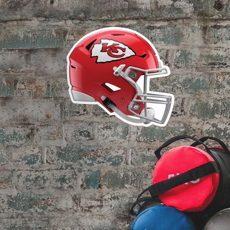 Kansas City Chiefs – Helmet – Outdoor Wall Decal – Official NFL – Scratch Resistant Alumigraphics Smooth