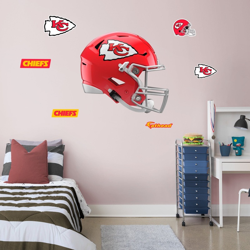 Kansas City Chiefs – RealBig Helmet Collection – Official NFL – Reusable Vinyl Wall Decals #2