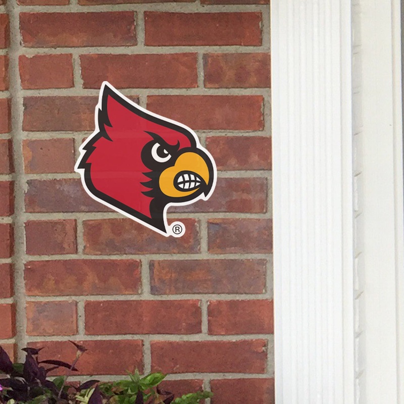Louisville Cardinals – Logo – Outdoor Wall Decals – Official NCAA – Scratch Resistant Alumigraphics Smooth