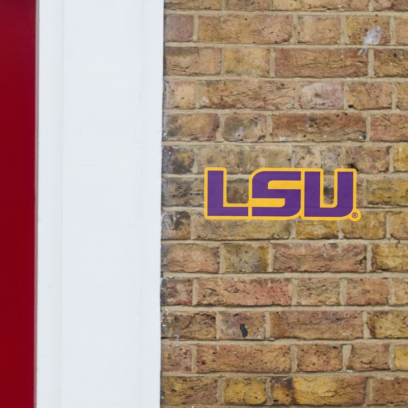 LSU Tigers – Logo – Outdoor Wall Decals – Official NCAA – Scratch Resistant Alumigraphics Smooth