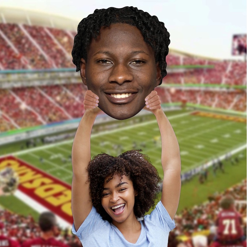 Marquise Brown – Big Head – Official NFLPA – Kansas City Chiefs – Foam Core Cutout