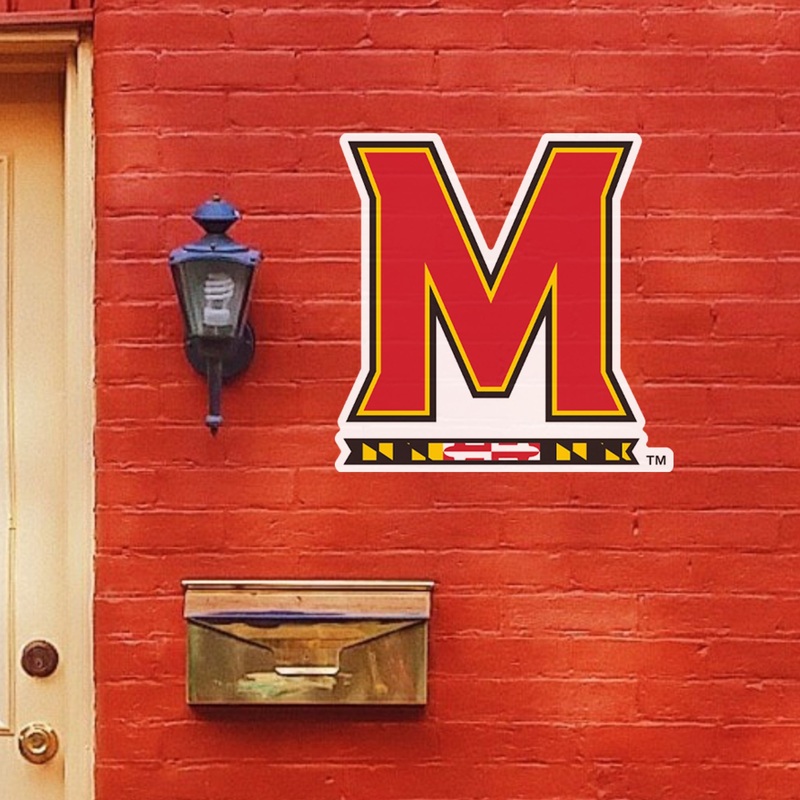 Maryland Terrapins – Logo – Outdoor Wall Decals – Official NCAA – Scratch Resistant Alumigraphics Smooth