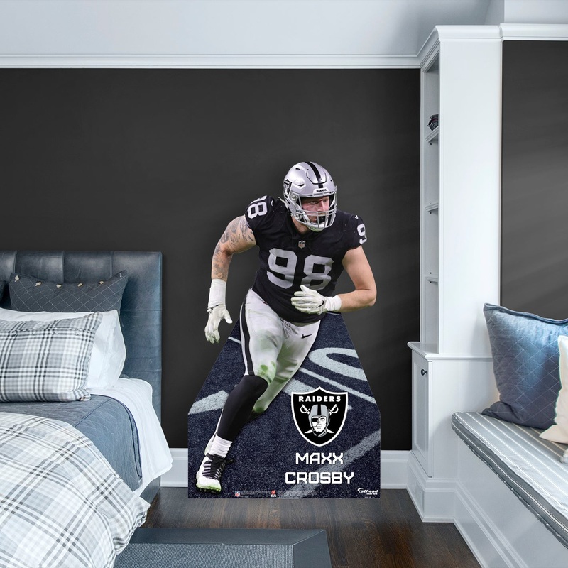 Maxx Crosby – Life-Size Stand Out – Official NFL – Las Vegas Raiders – Foam Core Cutout