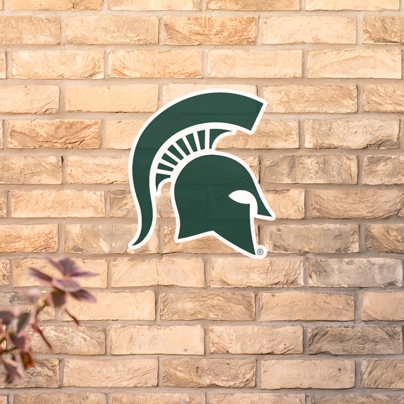 Michigan State Spartans – Logo – Outdoor Wall Decals – Official NCAA – Scratch Resistant Alumigraphics Smooth