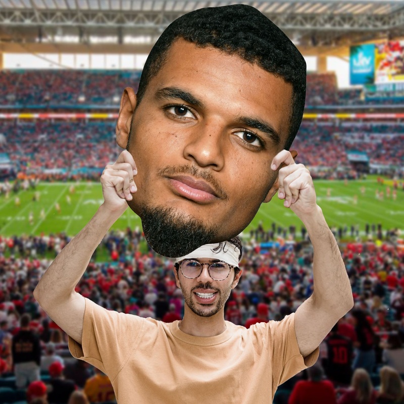 Minkah Fitzpatrick – Big Head – Official NFLPA – Miami Dolphins – Foam Core Cutout