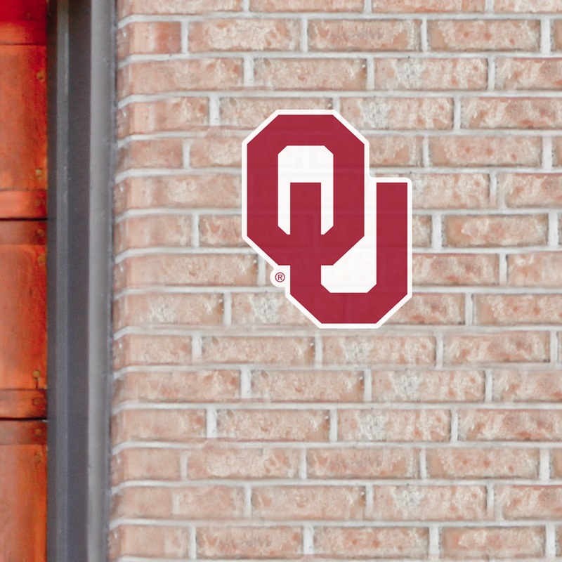 Oklahoma Sooners – Logo – Outdoor Wall Decals – Official NCAA – Scratch Resistant Alumigraphics Smooth