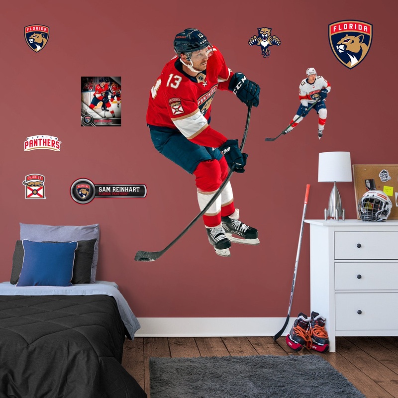 Sam Reinhart – RealBig Collection – Official NHL – Florida Panthers – Reusable Vinyl Wall Decals