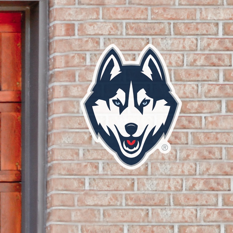 UConn Huskies – Logo – Outdoor Wall Decals – Official NCAA – Scratch Resistant Alumigraphics Smooth